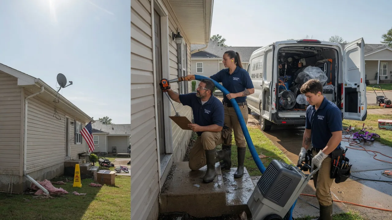Ceiling Water Damage Restoration in Gladewater, TX near me